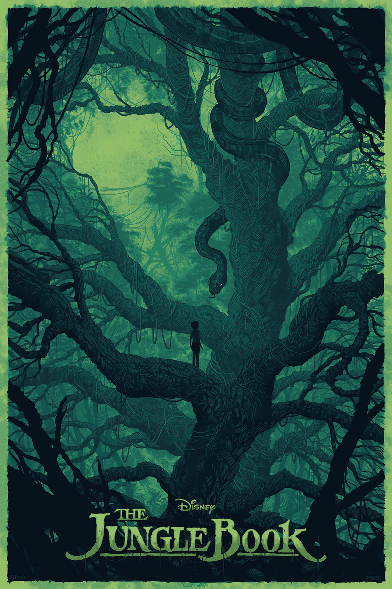 Illustration for article titled This Jungle Book Poster Is Just as Lush as the Movie
